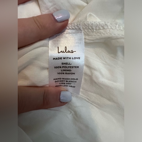 Lulus Tomorrow and Always Off The Shoulder White Burnout Floral Mini Dress - Picture 7 of 8